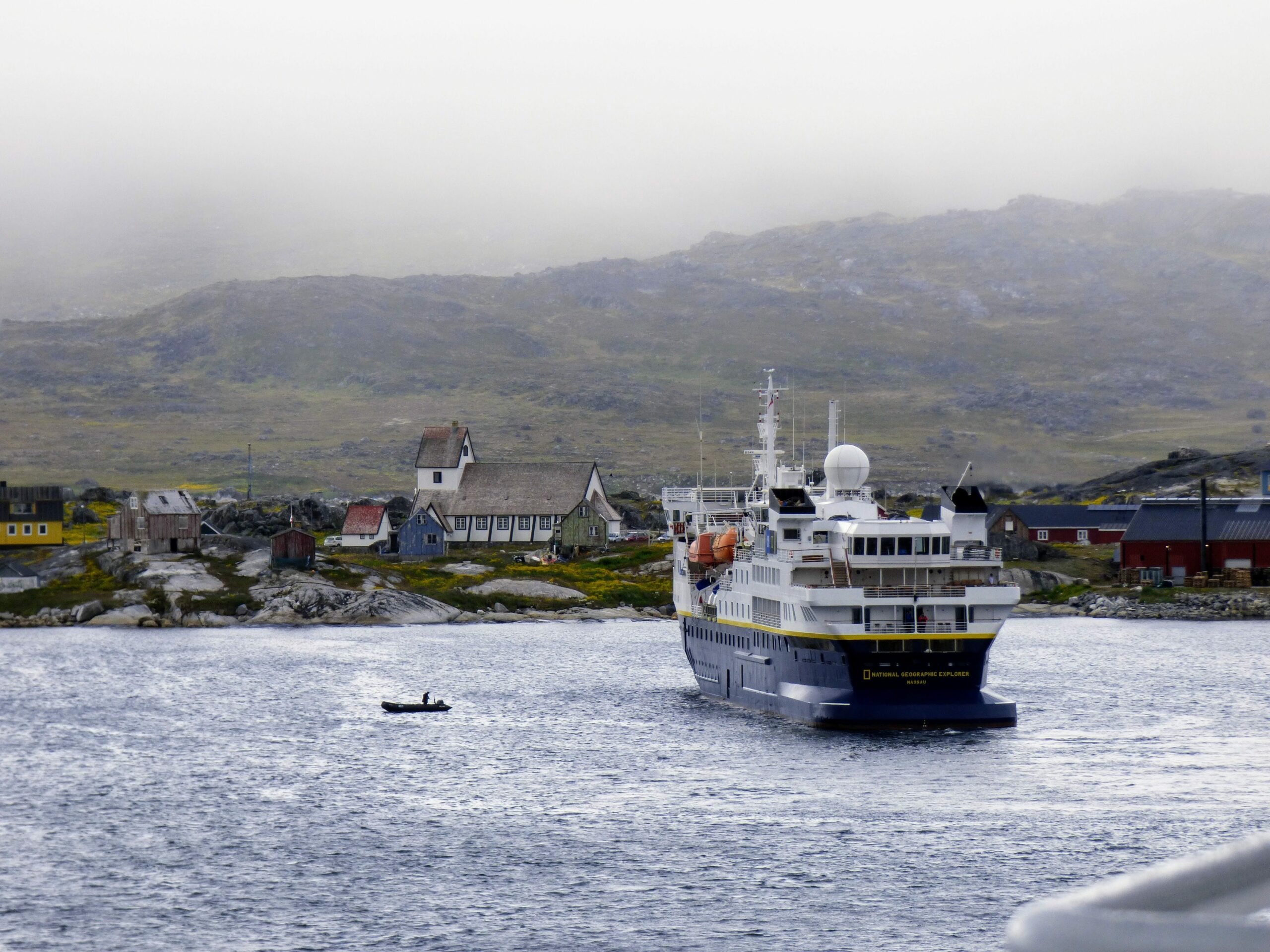 Nanortalik, Greenland – a view from the harbor…