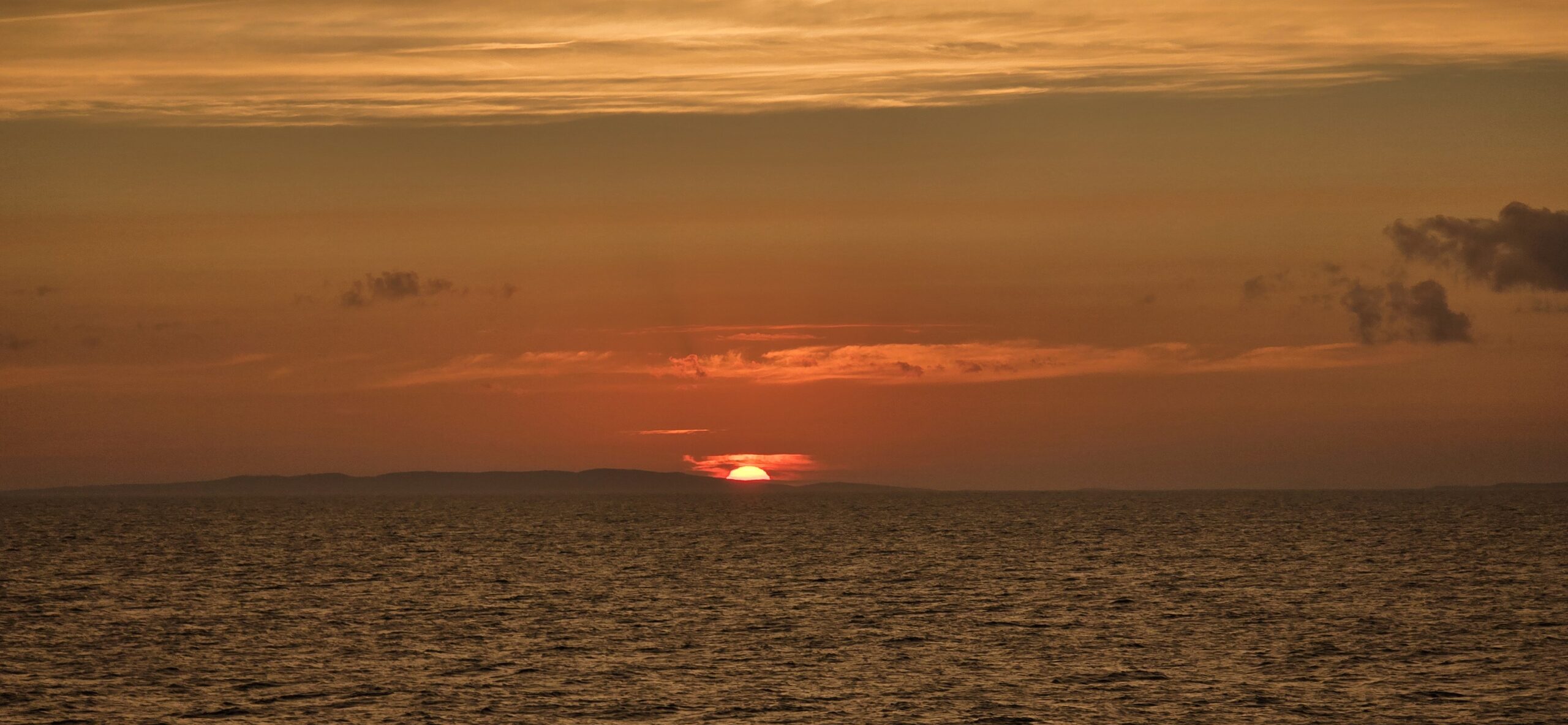 Sunset over the Gulf of Maine